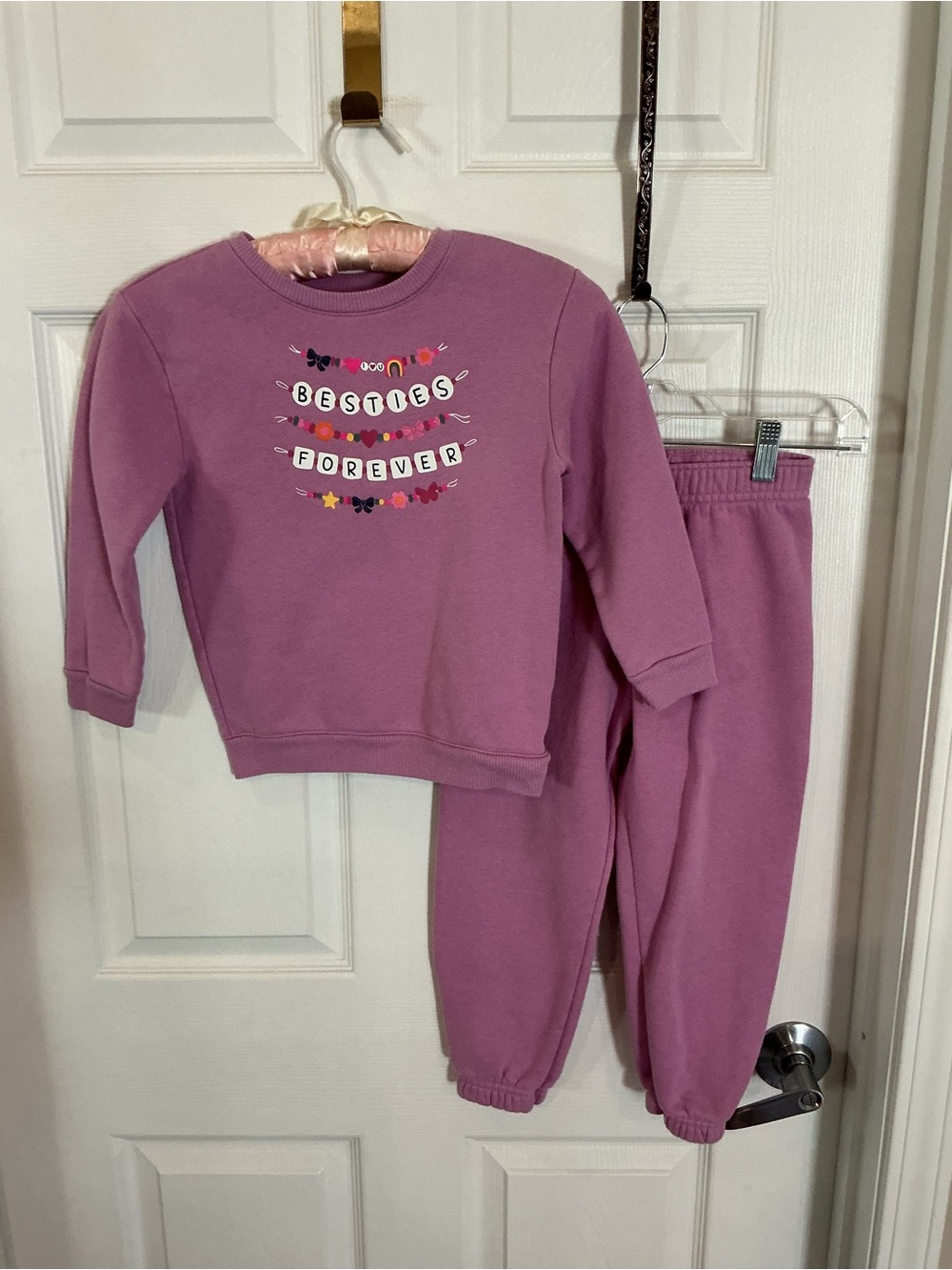 Garanimals girls, two piece sweatshirt and joggers